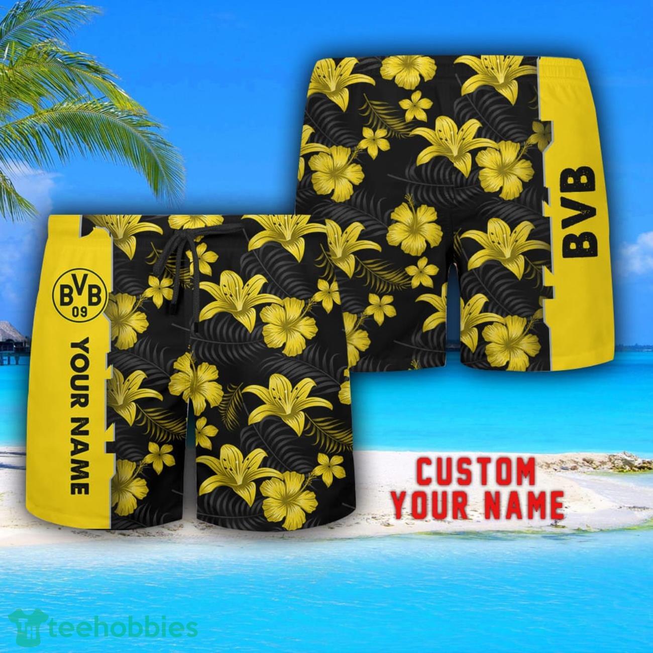 borussia-dortmund-tropical-combo-hawaiian-shirt-and-shorts-personalized-name-for-fans-2.jpg Borussia Dortmund Tropical Combo Hawaiian Shirt And Shorts Personalized Name For Fans Product Photo 3