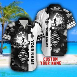 Borussia Mönchengladbach Tropical Combo Hawaiian Shirt And Shorts Personalized Name For Fans Product Photo 2