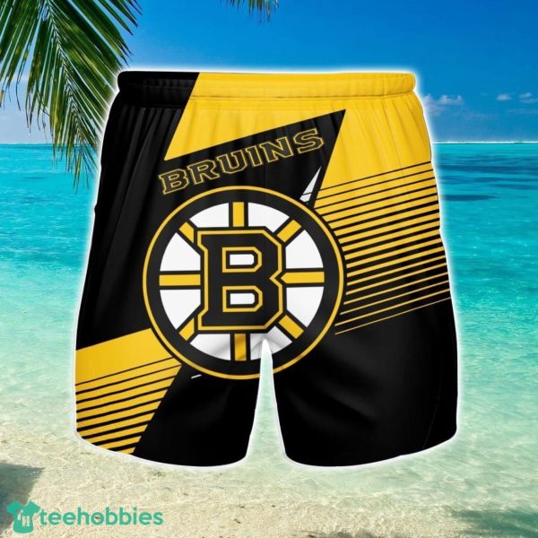 Boston Bruins 3D Beach Shorts Summer Vacation Gift For Men Product Photo 1
