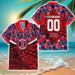 Boston Red Sox MLB Hawaiian Shirt Aloha Beach Shirt Custom Name And Number For Team Product Photo 1
