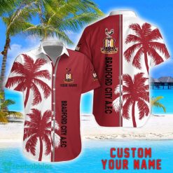 Bradford City Coconut Pattern Hawaiian Shirt And Shorts Personalized Name Unique Gift For Summer Product Photo 1
