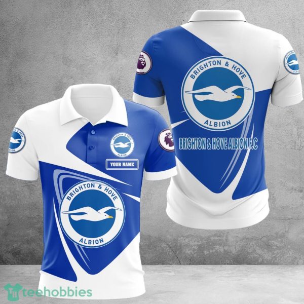 Brighton & Hove Albion F.C 3D Polo Shirt Men Gift Limited For Fans Product Photo 1