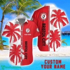 Bristol City Coconut Pattern Hawaiian Shirt And Shorts Personalized Name Unique Gift For Summer Product Photo 1