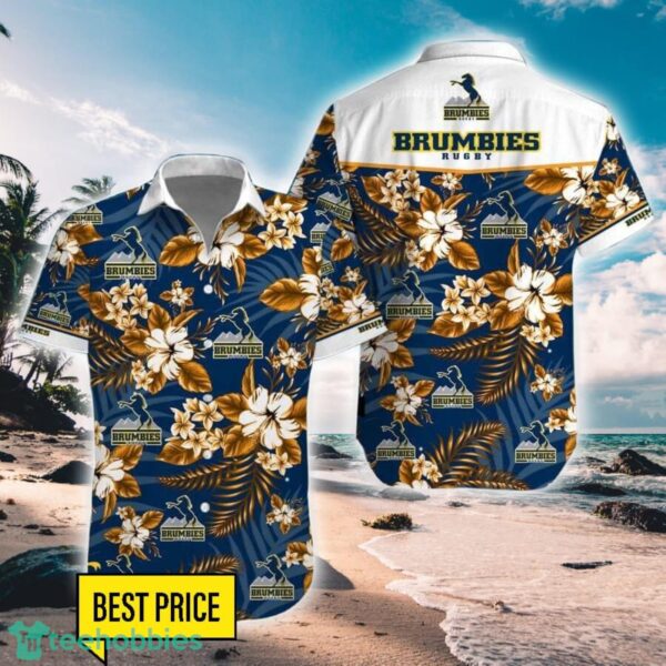 Brumbies Summer Shirt 3D Hawaiian Shirt And Shorts For Men And Women Product Photo 1