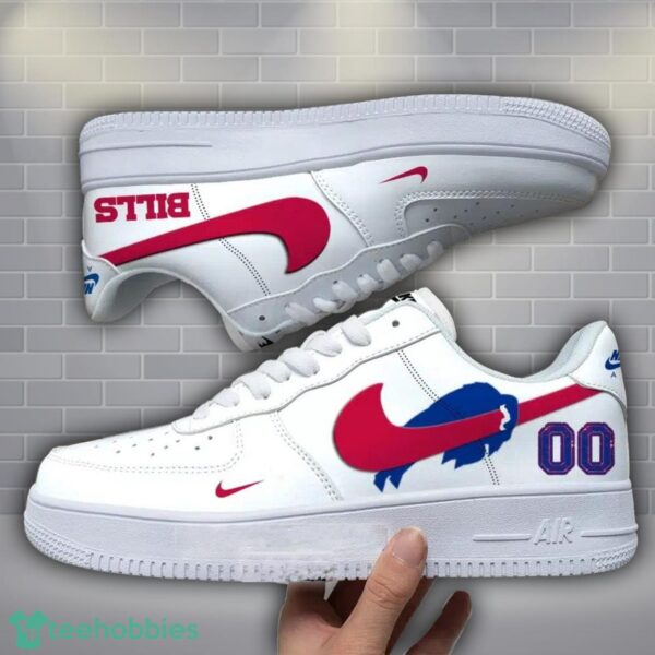 Buffalo Bills NFL Air Force Personalized Name AF1 Air Force Sneakers Product Photo 1