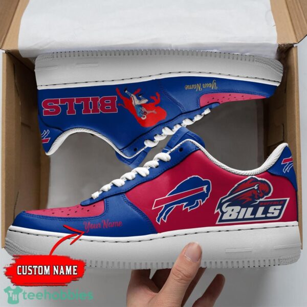 Buffalo Bills Personalized Name AF Sneakers Men Women Air Force Shoes Product Photo 1