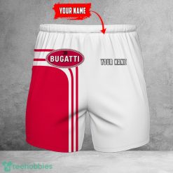 Bugati 3D Beach Shorts For Men Logo Car And Custom Name For Fans Product Photo 1