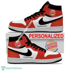 Burger King Air Jordan Hightop Shoes Personalized Crocodile Skin Pattern For Men Women - Burger King Air Jordan Hightop Shoes Personalized Design 2