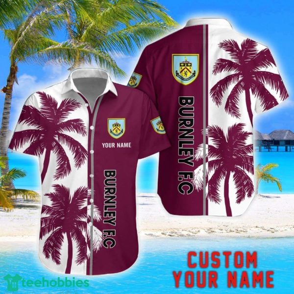 Burnley Coconut Pattern Hawaiian Shirt And Shorts Personalized Name Unique Gift For Summer Product Photo 1