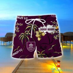 Burnley F.C 3D Hawaiian Shirt And Shorts Custom Name Beach Shirt Product Photo 2