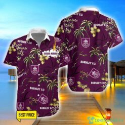 Burnley F.C 3D Hawaiian Shirt And Shorts Custom Name Beach Shirt Product Photo 1