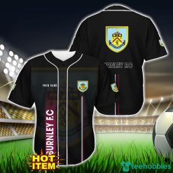 Burnley F.C Black Baseball Jersey Shirt For Fans Product Photo 1