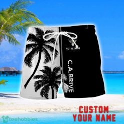 CA Brive Coconut Pattern Hawaiian Shirt And Shorts Personalized Name Unique Gift For Summer Product Photo 2