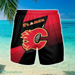 Calgary Flames 3D Beach Shorts Summer Vacation Gift For Men Product Photo 1