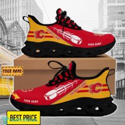 Calgary Flames Custom Name Sneakers Limited Max Soul Shoes For Men Women Product Photo 2