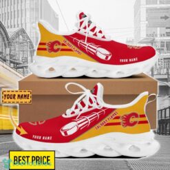 Calgary Flames Custom Name Sneakers Limited Max Soul Shoes For Men Women Product Photo 1
