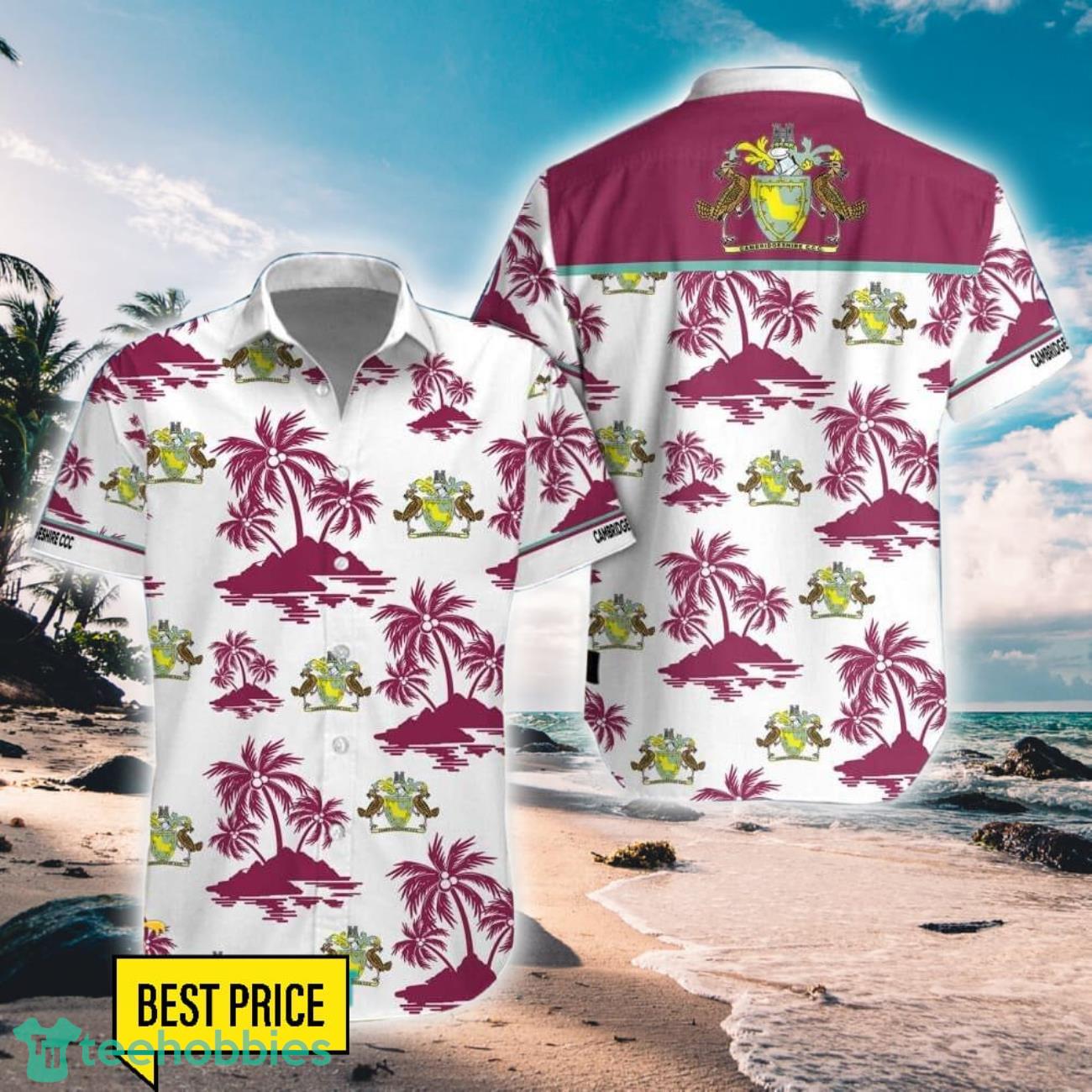 Cambridgeshire CCC Summer Shirt 3D Hawaiian Shirt And Shorts For Men And Women image Cambridgeshire CCC Summer Shirt 3D Hawaiian Shirt And Shorts For Men And Women Product Photo 1
