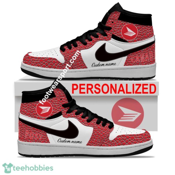 Canada Post Air Jordan Hightop Shoes Personalized Crocodile Skin Pattern Full Print - Canada Post Air Jordan Hightop Shoes Personalized Design 2