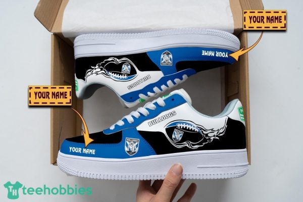 Canterbury Bankstown Bulldogs Air Force Shoes Custom Name Men Women Gift AF1 Shoes Product Photo 1