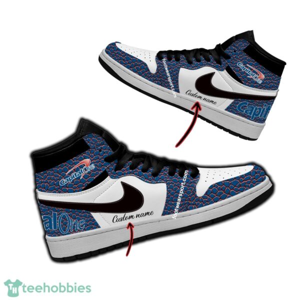 Capital One Air Jordan Hightop Shoes Personalized Crocodile Skin Pattern Gift For Men Women Fans - Capital One Air Jordan Hightop Shoes Personalized Design 2