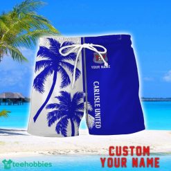 Carlisle United Coconut Pattern Hawaiian Shirt And Shorts Personalized Name Unique Gift For Summer Product Photo 2