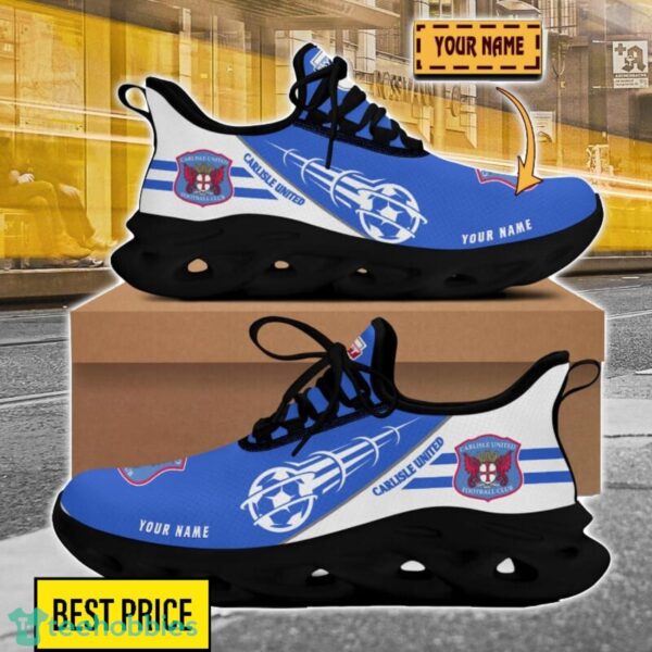 Carlisle United Custom Name Sneakers Limited Max Soul Shoes For Men Women Product Photo 2