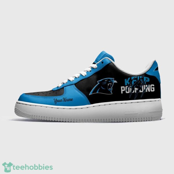 Carolina Panthers Personalized Name AF Sneakers Men Women Air Force Shoes Product Photo 2