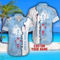Celta de Vigo Tropical Combo Hawaiian Shirt And Shorts Personalized Name For Fans Product Photo 2