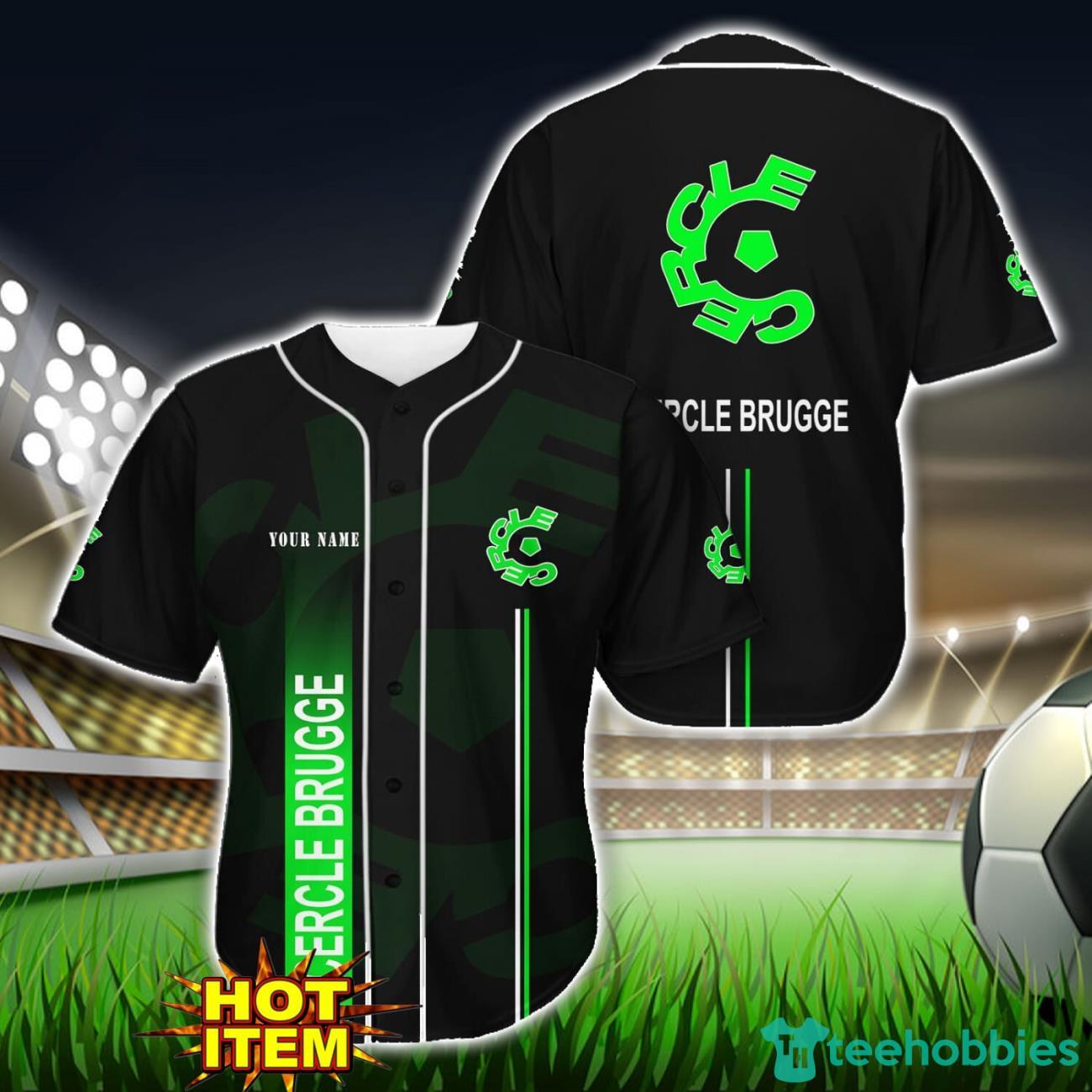 Cercle Brugge K.SV Black Baseball Jersey Shirt For Fans image Cercle Brugge K.SV Black Baseball Jersey Shirt For Fans Product Photo 1