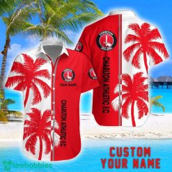 Charlton Athletic Coconut Pattern Hawaiian Shirt And Shorts Personalized Name Unique Gift For Summer Product Photo 1