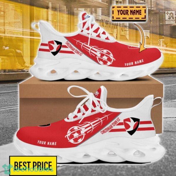 Cheltenham Town F.C Custom Name Sneakers Limited Max Soul Shoes For Men Women Product Photo 1