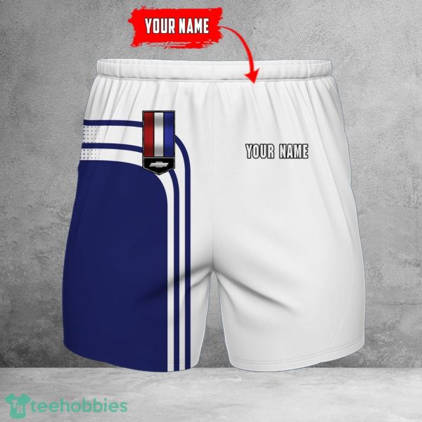 Chevrolet Camaro 3D Beach Shorts For Men Logo Car And Custom Name For Fans Product Photo 1