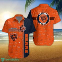 Chicago Bears Logo team 3D All Over Printed 3D Hawaiian Shirt Custom Name For Fans Product Photo 1