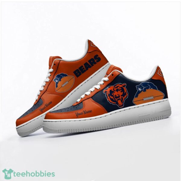 Chicago Bears Personalized Name AF Sneakers Men Women Air Force Shoes Product Photo 3