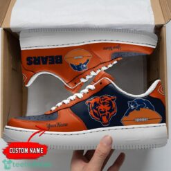 Chicago Bears Personalized Name AF Sneakers Men Women Air Force Shoes Product Photo 1