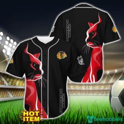 Chicago Blackhawks Black Baseball Jersey Shirt For Fans Product Photo 1