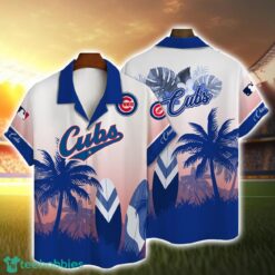 Chicago Cubs MLB Coconut Surfboard Pattern 3D Hawaiian Shirt For Fans Product Photo 1