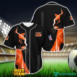 Cincinnati Bengals Black Baseball Jersey Shirt For Fans Product Photo 1