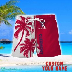 Clermont Foot Auvergne 63 Coconut Pattern Hawaiian Shirt And Shorts Personalized Name Unique Gift For Summer Product Photo 2