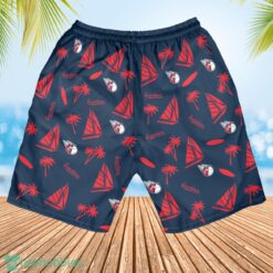 Cleveland Guardians Sailboat and Coconut Pattern Beach Shorts For Fans Product Photo 3