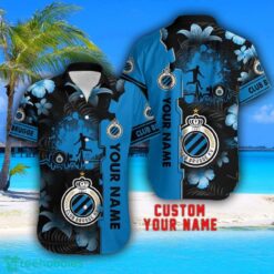 Club Brugge Tropical Combo Hawaiian Shirt And Shorts Personalized Name For Fans Product Photo 2