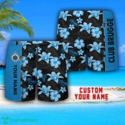 Club Brugge Tropical Combo Hawaiian Shirt And Shorts Personalized Name For Fans Product Photo 3