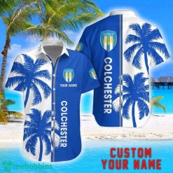 Colchester United Coconut Pattern Hawaiian Shirt And Shorts Personalized Name Unique Gift For Summer Product Photo 1