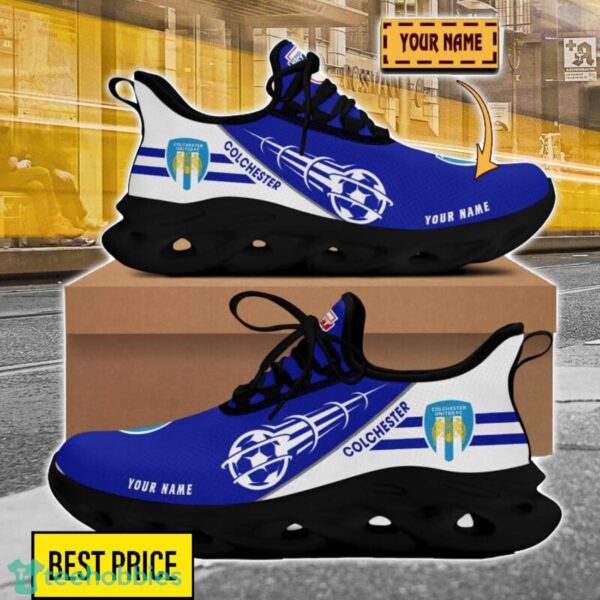 Colchester United Custom Name Sneakers Limited Max Soul Shoes For Men Women Product Photo 2