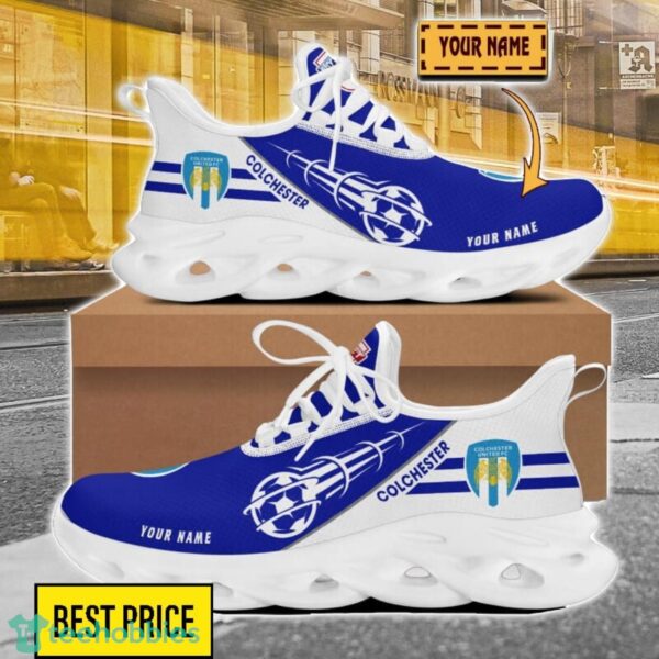 Colchester United Custom Name Sneakers Limited Max Soul Shoes For Men Women Product Photo 1