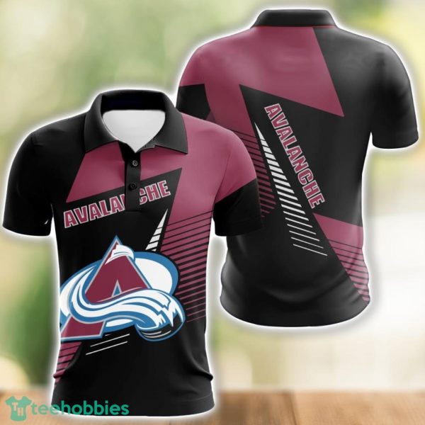 Colorado Avalanche 3D Polo Shirt Team Ideas Gift Golf Lover Gift Product Photo 1