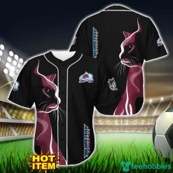 Colorado Avalanche Black Baseball Jersey Shirt For Fans Product Photo 1