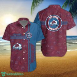 Colorado Avalanche Logo team 3D All Over Printed 3D Hawaiian Shirt Custom Name For Fans Product Photo 1