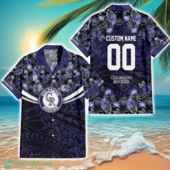 Colorado Rockies MLB Hawaiian Shirt Aloha Beach Shirt Custom Name And Number For Team Product Photo 1