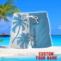 Coventry City Coconut Pattern Hawaiian Shirt And Shorts Personalized Name Unique Gift For Summer Product Photo 2